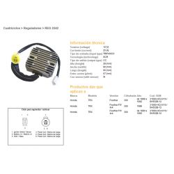 DZE REGULATOR NAPIĘCIA HONDA TRX 300 FOURTRAX '88-'92 SH532B-12 31600-HC4-010 ESR125