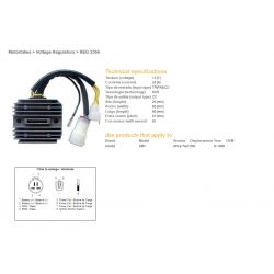DZE REGULATOR NAPIĘCIA HONDA XRV 650 AFRICA TWIN '90 OEM-31600-MS8-000
