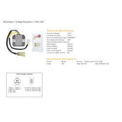 DZE REGULATOR NAPIĘCIA HONDA XRV 750 AFRICA TWIN '92 31600-MV1-941 35A