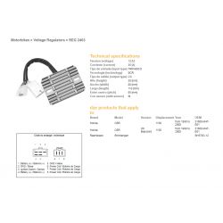 DZE REGULATOR NAPIĘCIA HONDA CBR 1100XX '99-'00 31600-MAT-E01 SH579C-12 ESR684