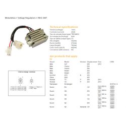 DZE REGULATOR NAPIĘCIA SUZUKI GN 125 '91-'01 GN 250 '88-'01 GS 125 '99-'00 EN 125 '03-'08 BETA ESR142 32800-29B00