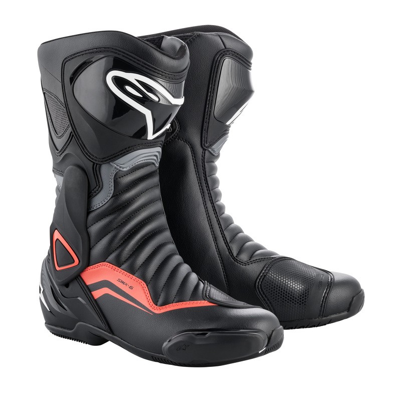 BUTY ALPINESTARS SMX-6 V2 BLACK/GREY/FLUO RED 