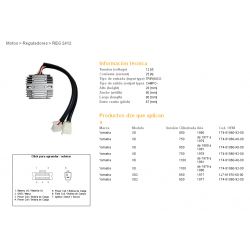DZE REGULATOR NAPIĘCIA YAMAHA XS 650 '77 XS 750 '77-'79 XS 850 '80-'81 XS 1100 '79-'81 1T4-81960-92-00, 1T4-81960-A0-00 ESR310