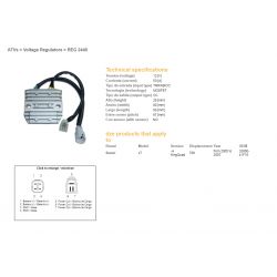 DZE REGULATOR NAPIĘCIA SUZUKI LT-A 700 KING QUAD '05-'07 32800-41F10 MOSFET 50A