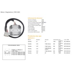 DZE REGULATOR NAPIĘCIA YAMAHA XVS 650 V-STAR '01-'16 YZF 750 R7 '99 FZS 1000 '01-'05 5KP-81960-00 35A ESR266 5FL-81960-00