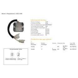 DZE REGULATOR NAPIĘCIA YAMAHA XT 600Z TENERE '83-'86 34L-81960-A0 SH522G-12
