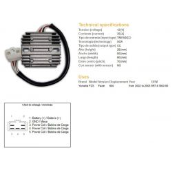 DZE REGULATOR NAPIĘCIA YAMAHA FZS 600 FAZER '98-'99 TDM 850 '93-'96 XVZ 1300 '96-'01 35A ESR360