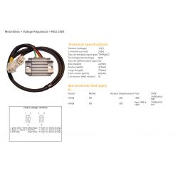 DZE REGULATOR NAPIĘCIA HONDA NX 250 '88-'93 31600-KW3-000, 31600-KW3-010