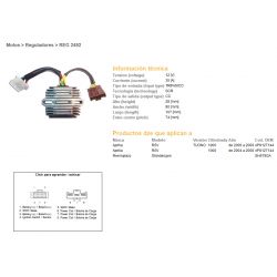 DZE REGULATOR NAPIĘCIA APRILIA RSV 1000 '04-'08 TUONO 1000 '06-'09 SH579GA AP8127144 ESR549