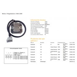 DZE REGULATOR NAPIĘCIA KAWASAKI W 650 '99-'05 VN 1500 VULCAN '96-'08 VN 1600 '00-'08 21066-1106 ESR264 SH541G-12