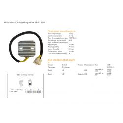 DZE REGULATOR NAPIĘCIA SUZUKI VZ 800 MARAUDER '97-'04, VX 800 '90-'93 SH535C-12 32800-45C00, 32800-45C01 ESR560