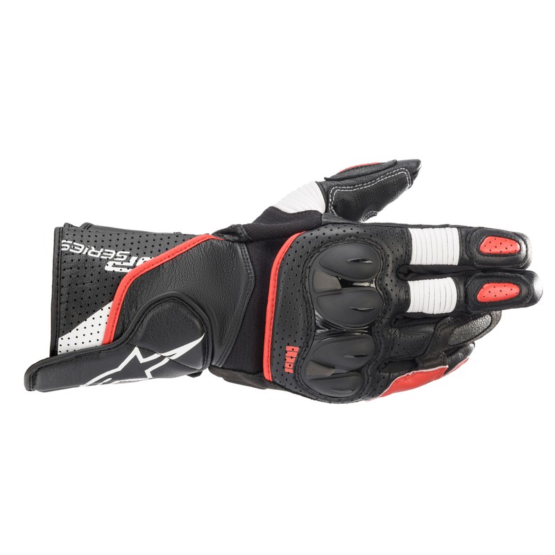 RĘKAWICE ALPINESTARS SP-2 V3 BLACK/WHITE/BRIGHT RED 