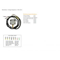 DZE REGULATOR NAPIĘCIA BMW R 60/75/65/80/90/100 '74-'88, MOTO GUZZI 650/750/850/1000 '75-'95 12321244409, 12311244063 ESR450