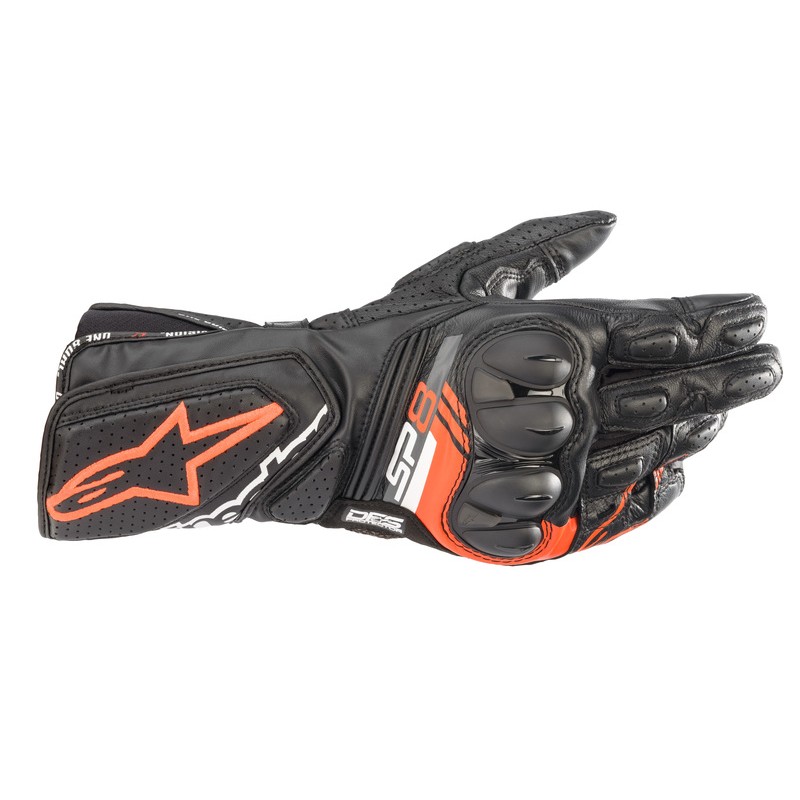 RĘKAWICE ALPINESTARS SP-8 V3 BLACK/FLUO RED 