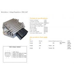DZE REGULATOR NAPIĘCIA HONDA CB 300 '13-'15 CBF 250 '04-'07 CRF 250/450R '09-'12 VT 700 SHADOW '04-'09 VT 750 SHADOW '04-'09 XL 