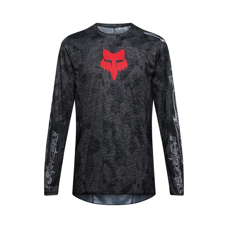 BLUZA MOTOCYKLOWA FOX 180 ABYSS BLACK  ENDURO CROSS