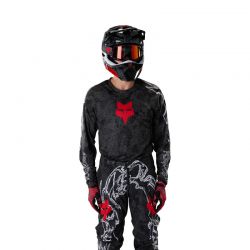 BLUZA MOTOCYKLOWA FOX 180 ABYSS BLACK  ENDURO CROSS