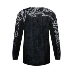 BLUZA MOTOCYKLOWA JUNIOR FOX 180 ABYSS BLACK  ENDURO CROSS