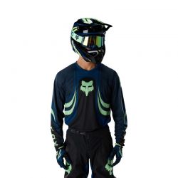 BLUZA MOTOCYKLOWA FOX 180 DRAFT BLACK  ENDURO CROSS