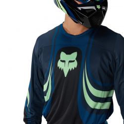 BLUZA MOTOCYKLOWA FOX 180 DRAFT BLACK  ENDURO CROSS