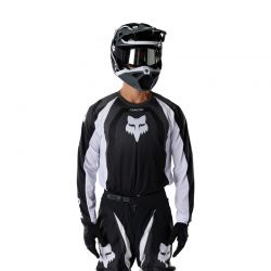BLUZA MOTOCYKLOWA FOX 180 FRAME EXTD SIZES BLACK  ENDURO CROSS
