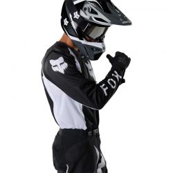 BLUZA MOTOCYKLOWA FOX 180 FRAME EXTD SIZES BLACK  ENDURO CROSS