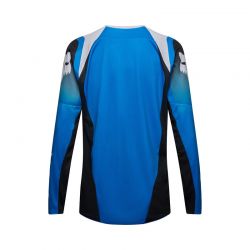 BLUZA MOTOCYKLOWA FOX 180 FRAME BLUE  ENDURO CROSS
