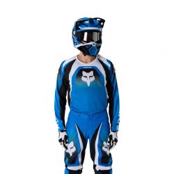 BLUZA MOTOCYKLOWA FOX 180 FRAME BLUE  ENDURO CROSS