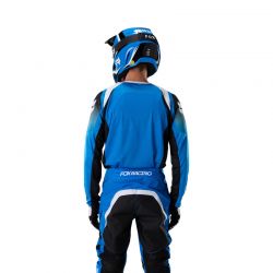 BLUZA MOTOCYKLOWA FOX 180 FRAME BLUE  ENDURO CROSS