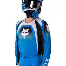 BLUZA MOTOCYKLOWA FOX 180 FRAME BLUE  ENDURO CROSS