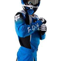 BLUZA MOTOCYKLOWA FOX 180 FRAME BLUE  ENDURO CROSS