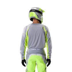 BLUZA MOTOCYKLOWA FOX 180 FRAME GREY YELLOW  ENDURO CROSS