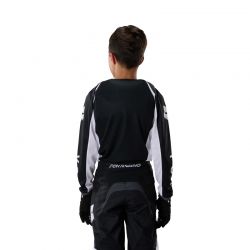 BLUZA MOTOCYKLOWA JUNIOR FOX 180 FRAME BLACK  ENDURO CROSS