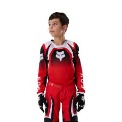 BLUZA MOTOCYKLOWA JUNIOR FOX 180 FRAME RED  ENDURO CROSS