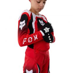 BLUZA MOTOCYKLOWA JUNIOR FOX 180 FRAME RED  ENDURO CROSS