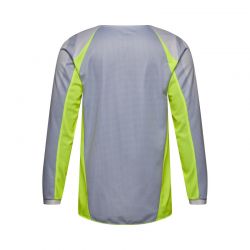 BLUZA MOTOCYKLOWA JUNIOR FOX 180 FRAME GREY YELLOW  ENDURO CROSS