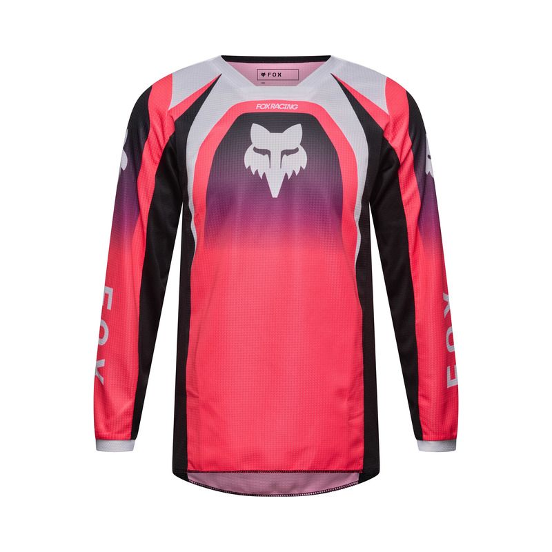 BLUZA MOTOCYKLOWA JUNIOR FOX GIRLS 180 FRAME NEON PINK  ENDURO CROSS