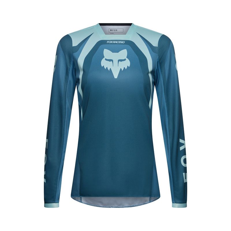 BLUZA MOTOCYKLOWA DAMSKA FOX 180 FRAME DEEP BLUE  ENDURO CROSS