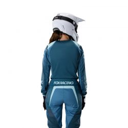 BLUZA MOTOCYKLOWA DAMSKA FOX 180 FRAME DEEP BLUE  ENDURO CROSS