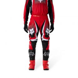 SPODNIE MOTOCYKLOWE FOX 180 FRAME EXTD SIZES RED  ENDURO CROSS