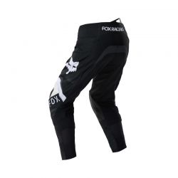 SPODNIE MOTOCYKLOWE JUNIOR FOX 180 FRAME BLACK 24 ENDURO CROSS