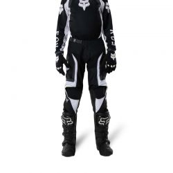 SPODNIE MOTOCYKLOWE JUNIOR FOX 180 FRAME BLACK 24 ENDURO CROSS
