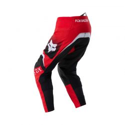 SPODNIE MOTOCYKLOWE JUNIOR FOX 180 FRAME RED 24 ENDURO CROSS