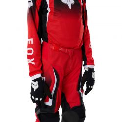 SPODNIE MOTOCYKLOWE JUNIOR FOX 180 FRAME RED 24 ENDURO CROSS