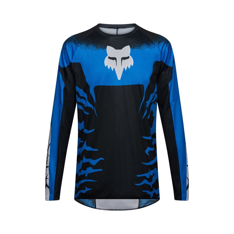 BLUZA MOTOCYKLOWA FOX 180 HD38 BLACK BLUE  ENDURO CROSS