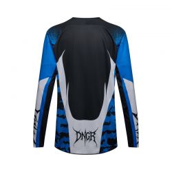 BLUZA MOTOCYKLOWA FOX 180 HD38 BLACK BLUE  ENDURO CROSS
