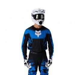 BLUZA MOTOCYKLOWA FOX 180 HD38 BLACK BLUE  ENDURO CROSS