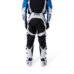 SPODNIE MOTOCYKLOWE FOX 180 HD38 BLACK BLUE  ENDURO CROSS