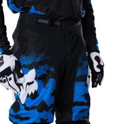 SPODNIE MOTOCYKLOWE FOX 180 HD38 BLACK BLUE  ENDURO CROSS
