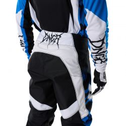 SPODNIE MOTOCYKLOWE FOX 180 HD38 BLACK BLUE  ENDURO CROSS